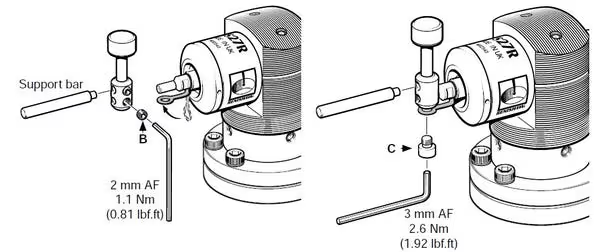 Renishaw TS27R / OTS / RTS break stem sleutelset A-5003-5171